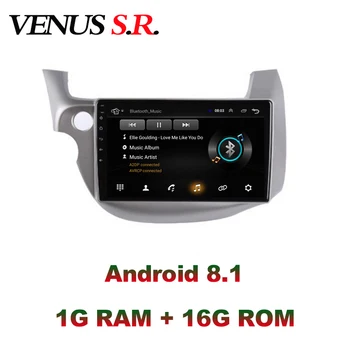 VenusSR Android 8.1 2.5 D dvd auto pentru Honda Fit Jazz 2008-2013 multimedia unitate GPS Radio stereo de navigare gps