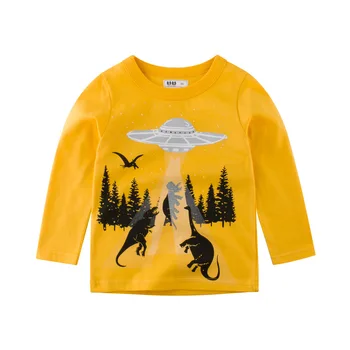 Copii de calitate Superioara, T-shirt toddler Jos Tricoul Dinozaur Jurassic Park Bumbac Top fete Băiat tees pentru Copii en-gros haine
