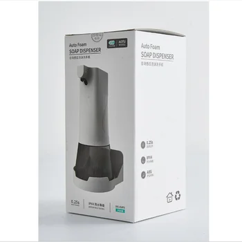 2 În 1 Automat de Spumare Săpun Dozator 400ml incarcare USB-Senzor Infraroșu Mâinile Mașină de Spălat Pentru smart home Office Montare pe Perete