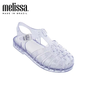 Mini Melissa Pantofi 2020 Nou Stil Roma Jeleu Sandale Fete Pantofi Copii, Sandale Unisex Baieti Melissa Pantofi anti-alunecare 13.8-17.8 cm