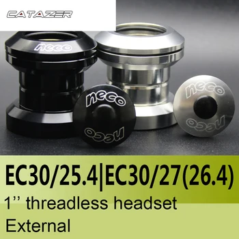 Seturi cu cască Threadless de 1 Inch EC30 / 25.4 EC30 / 27mm 27 26.4 26.4 mm Înălțime 29mm Externe Oțel care Poartă Căști 30mm