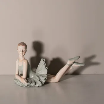 Balerina Statui Desktop Ornament Plastic Dans Fata Meserii Dansator de Balet Figurine pentru Decor Acasă de Ziua de nastere Cadou de Crăciun