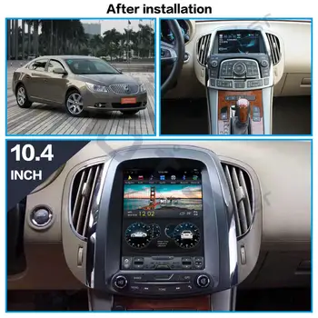 Tesla Stil Android 9.0 PX6 Player Auto Navigație GPS Pentru Buick lacrosse 2008-Stereo Capul Unitate Multimedia Player Auto Radio