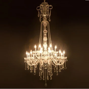 LED Candelabre Europene Cameră de zi în Stil Candelabru de Cristal Lampă Lumânare Sala de Mese Modernă Lampa Lampa Dubla Candelabru