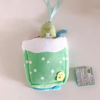 1 buc Nou Japonez Sumikko Gurashi Colț Creatură Papusa de Plus Multi Function Card Acoperi Bag Cardul Moneda Sac de Jucării de Pluș pentru Fata Cadou