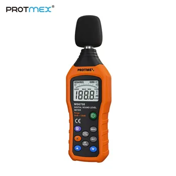 Protmex MS6708 Metru de Zgomot sonometru Portabil Digital Audio Decibeli Nivelul de zgomot Tester Monitor dB Metru
