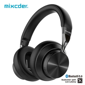 Mixcder Căști fără Fir Bluetooth E10 Modernizate aptX Low Latency Aeronautice Metalic Pliabil Activă a Zgomotului Căști