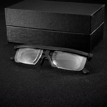 Femei Bărbați Focus Reglabil Ochelari Miopie Ochelari de vedere -6D la +3D Dioptrii de Mărire Variabilă Puterea verstelbare bril