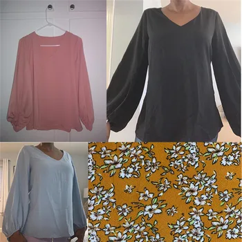 FORUDESIGNS Doamna Moale Șifon Bluze Art Cool Flori Imprimate V-Gât Moale Topuri Si Tricouri Biroul de Partid Îmbrăcăminte pentru Femei Plus Dimensiune