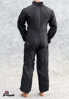 Ieftine jucării 1/6 scară de Acțiune Figura Accesorii negru Salopeta-costum de Luptă Îmbrăcăminte Set modelul de 12