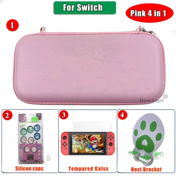 Sakura Roz de Protectie Hard Shell Geantă de mână pentru Nintendo Comutator/Lite Caz Acoperire Depozitare Geanta de transport pentru Nintend Comutator Consolă