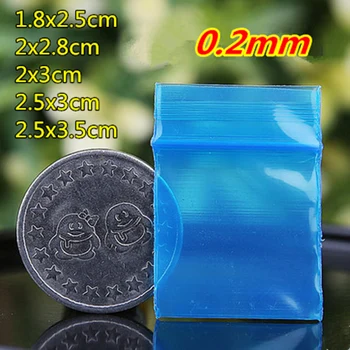 HARDIRON de Dimensiuni Mici de Culoare Albastru Auto de Etanșare Zip Lock Bag Bijuterii Mini Pungi de Plastic Pungi de Ambalare