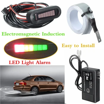 Auto LED Electromagnetice Parcare Senzor de mers înapoi Reverse Senzor de Rezervă Sistem de Alarmă Auto Set Accesorii