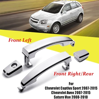 Pentru Chevrolet Captiva Sport/Aveo/Saturn 1/2/4 buc Stanga Fata cu gaura cheii Dreapta Față/Spate Crom ABS Usa Exterior Acoperă Mâner