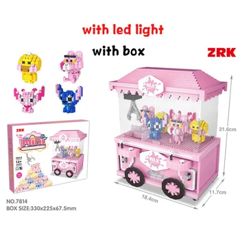 Fierbinte popular jucărie blocuri prieteni ziua de nastere cadou de ziua copilului Desene animate cu lumina led-uri de Constructii Jucărie Strada