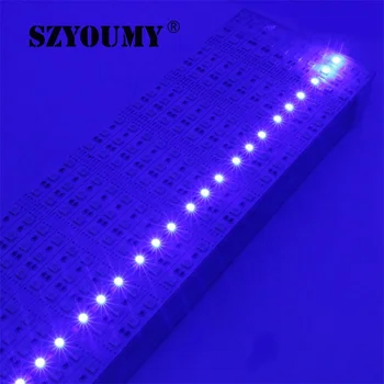 SZYOUMY100pcs/Lot 5050 RGB Ledbar Lumina DC12V rezistent la apa 50 cm 60 72 Led-uri de Aluminiu Rigid Benzi cu LED-uri LED Greu Rigidstrip Bar de Lumina