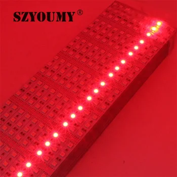 SZYOUMY100pcs/Lot 5050 RGB Ledbar Lumina DC12V rezistent la apa 50 cm 60 72 Led-uri de Aluminiu Rigid Benzi cu LED-uri LED Greu Rigidstrip Bar de Lumina
