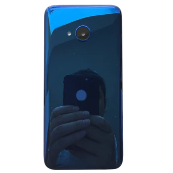 ZUCZUG Nou, Original, de Plastic de Locuințe Spate Pentru HTC U11 Viață a Bateriei Capacul din Spate Caz Cu Logo-ul+ Foto+Obiectiv + Flash de Lumină