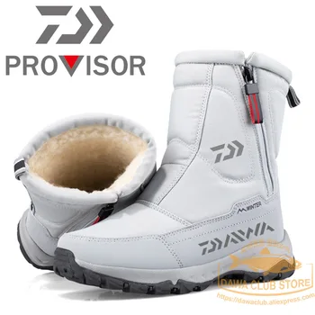 2021 Nou de Zăpadă Cizme de Pescuit Daiwa Pantofi Respirabil Non-alunecare Pantofi de Iarnă în aer liber Cald Cizme Cizme Impermeabile de Pescuit Cizme de Zăpadă