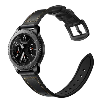 Curea din piele Pentru Viteze S3 Frontier Samsung Galaxy watch 46mm 42m huawei watch gt curea 22mm ceas trupa correa bratara curea 20mm