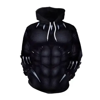 2020 Toamna Hanorace Barbati Maneca Lunga Casual, Sport black panther Hanorac Imprimate 3D super Tricouri erou Bărbați Hoodie spider
