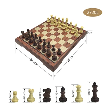 De înaltă calitate Set de Șah Joc Pliat Consiliul Internațional Magnetic Set de Joc Rafinat Tabla de Joc de Puzzle de Divertisment Cadou Yernea