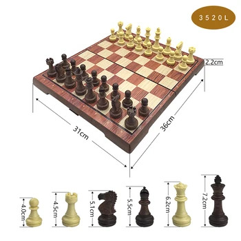 De înaltă calitate Set de Șah Joc Pliat Consiliul Internațional Magnetic Set de Joc Rafinat Tabla de Joc de Puzzle de Divertisment Cadou Yernea