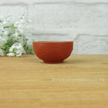 6 Buc/lot Lut Violet Ceașcă de Ceai 60ml Zisha Cești de ceai Ceașcă de ceai Kung Fu Cesti de Dragon din Ceramica lucrate Manual din Portelan Chinezesc Cadou