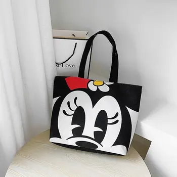 Disney Mickey sac de panza doamnelor geantă de cumpărături cu Minnie, Donald Duck geantă de umăr 2020 nou coreean tote geantă de mână de desene animate
