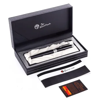 Picasso 918 Pimio Vis Polka Negru cu Auriu Clip Roller Pen, Nobil Cutie de Cadou Opțional pentru bărbați și Femei de Afaceri de Birou Pen