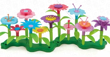 46pcs/set DIY Pop Margele Flori Jucarii pentru Fete Copii Aranjament de Flori Jucărie Asamblarea Gradina Jucarii Educative Pentru Copii GYH