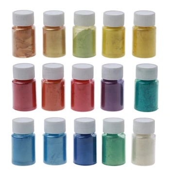 50 De Culori Pigmenti Genial Pudră De Mică Trusă De Rășină Epoxidică Colorant Machiaj Bombă De Baie Săpun Lumânare Face Praf De Pigment Kit