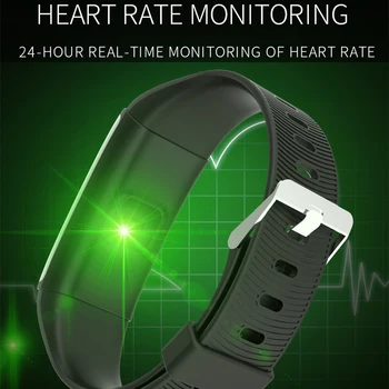 Inteligent Ceas de Trupa Bărbați Femei IP68 rezistent la apa tensiunea de Fitness Brățară Auzi Rate Monitor Inteligent Brățară Fitness Tracker