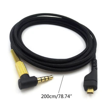 Înlocuirea 3.5 mm Nailon Jocuri Cască Audio - Cablu Pentru Steelseries Arctis 357 Y3ND