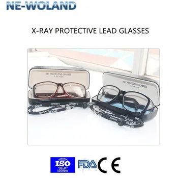 Autentic raze X,raze gamma protecția duce ochelari,,0.5 MMPB Față și partea protecție completă pentru Radioactive la locul de muncă,de laborator etc.