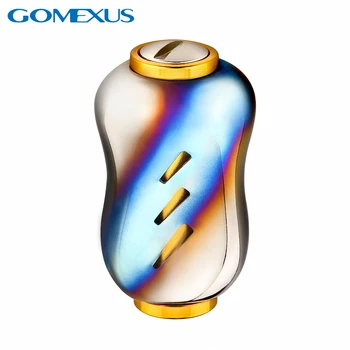 Gomexus Filare Baitcasting Muta Rola Mâner Pentru Shimano, Daiwa Folosit, 22mm Aliaj de Titan de Arsură de culoare Flam culoare
