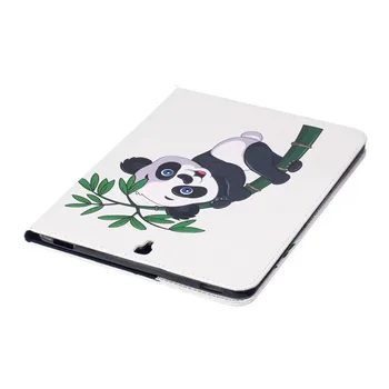 Caz acoperire pentru Samsung Galaxy Tab S3 SM-T820 T825 T829 9.7 Panda Drăguț Bufnita Imprimate Folio Flip pu piele acoperi caz comprimat