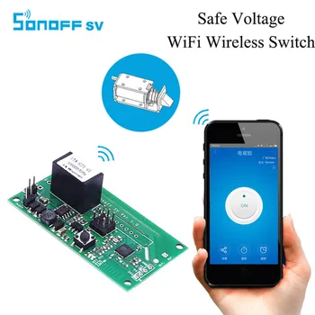 SONOFF SV Tensiune în condiții de Siguranță de la Distanță Lungă de Sincronizare Wireless WiFi Modul Comutator pentru IOS/Android Smart Home