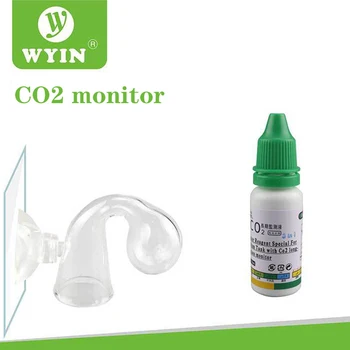 WYIN Acvariu CO2 de Soluție de Indicator Rezervor de Pește Lichid de Testare a PH-ului pe termen Lung, Monitor CO2 Bubble Counter Pentru Plante ADA calitate