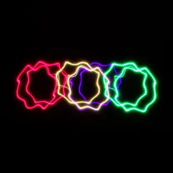 4 Obiectiv Etapa Lumina Disco DJ Petrecere RGYB Disco Etapă DMX 460mW Lumina Laser