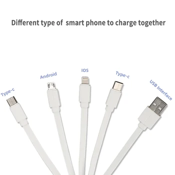 Tigernu 4.0-UN Cablu USB 3 în 1 a se Potrivi pentru iPhone/Android/Tip C/HUAWEI Rapid de Încărcare de Date Cablu Adaptor Încărcător pentru Telefon Samsung