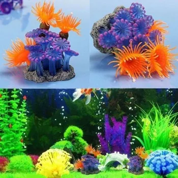 Artificială Subacvatice De Corali Rezervor De Pește Acvariu De Simulare Coral Decor Fundal Acvariu, Plante De Apă Iarba Ornament Fierbinte