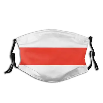 Alb Roșu Naționale din Belarus Belarus Pavilion Masca Bărbați Reutilizabile Anti-Ceata, Anti Praf de Protecție Respiratorie cu Masca cu Filtre