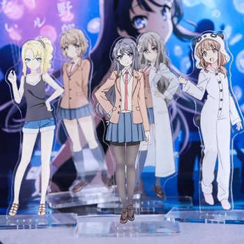 1 Buc Anime Drăguț Canalie Nu Visează de Fata Bunny Senpai Sakurajima Mai Cosplay Stand Figura de Acțiune Jucarii Model Cadouri