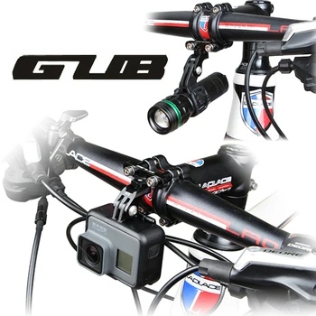 GUB 609 Camera de Biciclete Mount Titularului cu Lanterna Suport Adaptor Bicicleta MTB de Ciclism din Aliaj de Aluminiu, Suport Camera Pentru GoPro