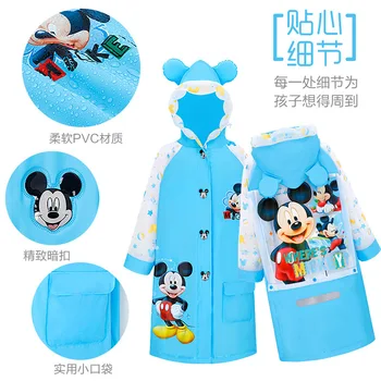 Pelerina de ploaie Disney Drăguț Mickey Minnie impermeabile Copii, Copii, Băiat, Fată Poncho ploaie Rainsuit femei bărbați haina de ploaie în aer liber cadou