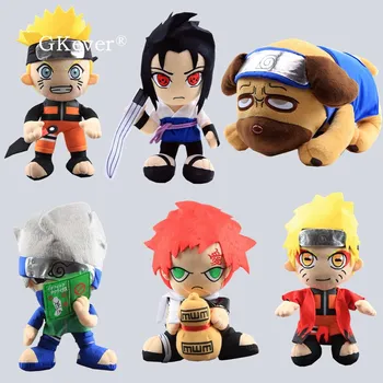 30 cm Naruto Jucării de Pluș Figura Anime Japonez Kakashi Pakkun Câine Uzumaki Naruto Sasuke Uchiha Figura Papusa de Plus Copii Cadou