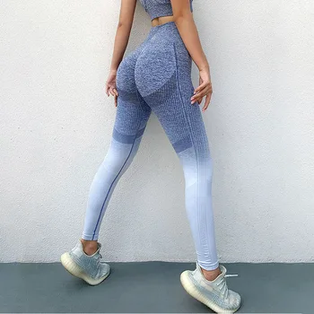 SALSPOR Yoga Colanti Femei Sport de Talie Mare Push-Up Tie Dye Joggings Sweatpant de Fitness Execută Activitatea de Formare Jambiere