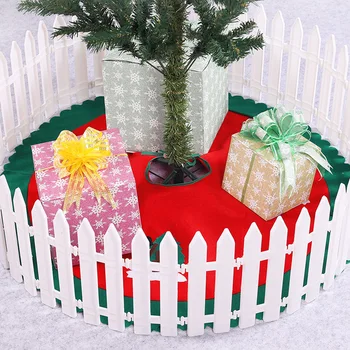 Pomul De Crăciun Fusta Xmas Copac Covor Ornament Petrecere Faux Blana Xmas Copac Covor Decor De Anul Nou Acasă Decor De Crăciun