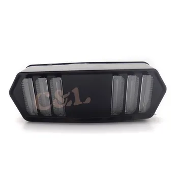 Motociclete Negre spate cu LED-uri de Frână Rândul său Semnale de Lumină Pentru Honda Grom MSX 125 CBR650F CTX700 CTX700N